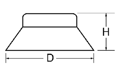 テクノシール ピアスカラーキャップ HEX(六角頭)用 製品図面