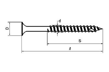 鉄(+)タピックス ラッパ(硬質材用)(八尾製鋲) 製品図面