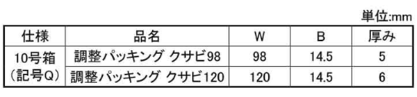 ポリスチレン(PS) 調整パッキング クサビ (10号プラ箱)(すきま調整板)(ダンドリビス品) 製品規格