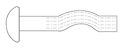 ステンレス コブラ SCB-T(打込み式あと施工アンカー)(JPF品) 製品図面