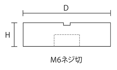 黄銅 化粧ナット 22号 M6 (平・丸平頭)(スリ割り付き/ 側面ローレット無し)(吉田金物) 製品図面