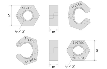 鉄 マジックナット(中間挿入ナット) 製品図面