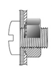 鉄 コーマナット(六角型)(HK-M)(コーマ製) 製品図面