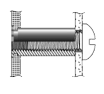 鉄 セルフクリンチングスペーサ-(スルータイプ)(CK-M)(コーマ製) 製品図面