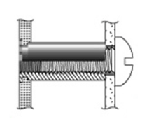 鉄 セルフクリンチングスペーサ-(スルータイプ)(CK4.2-M/取付穴径4.2mm)(コーマ製) 製品図面