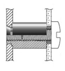 鉄 コーマスペーサー (CF10-M)(最小板厚1.0mm)(コーマ製) 製品図面
