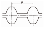 バンドー化学 両面STSベルト (DS2M形) 製品図面