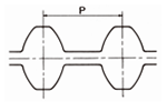 バンドー化学 両面STSベルト (DS3M形) 製品図面