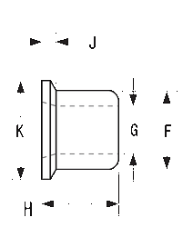 ハック マグナグリップ カラー(アルミ) MGC-F 製品図面