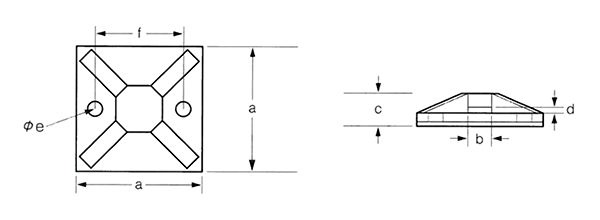 芝軽粗材 コンベックスベース (ナチュラル/粘着テープ＝グレー)(CK) 製品図面