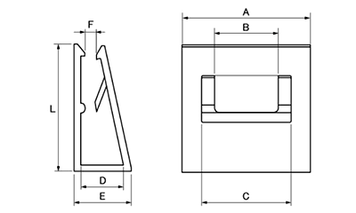 鋼材マーカー(配管用クリップ状識別カラーマーカー) 製品図面