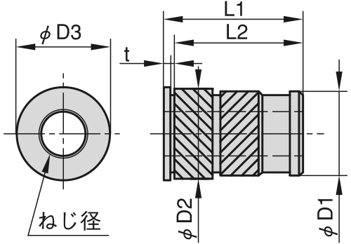 黄銅(カドミレス) ウルトラサートIV(フランジ型) / HFU 製品図面
