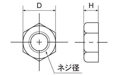 セラミック 六角ナット RANT 製品図面