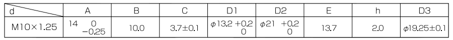 鉄 ハイラッチナット(フランジナット)(細目)(阪村産業) 製品規格