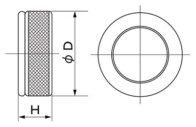 ステンレス ナットプロテクター(ナット取り外し防止リング) 製品図面