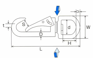 水本機械 ステンレス 回転ロック スナップ 製品図面