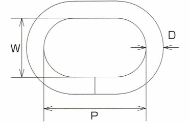 水本機械 ステンレス 楕円リング 製品図面