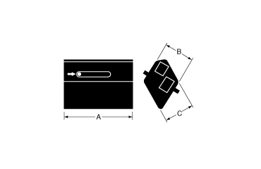 鉄 リーズロック(ワイヤーロープ専用パーツ)(ニッサチェーン) 製品図面