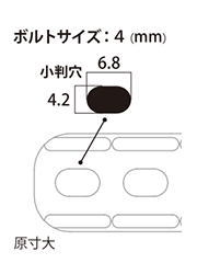 ステンレス キレイ曲る板 (連続穴付)(AP) 製品図面