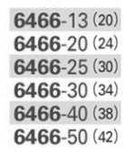 カクダイ 砲金45°エルボ (6466-●) 製品規格