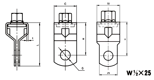 A10316 アカギ ステン吊用タン(吊BT+吊バンド接続用) 製品図面