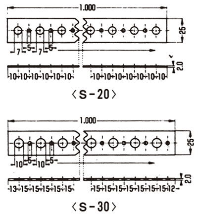 A10384 スーパー金具(支持金具接続部材) 製品図面