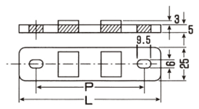 A20440 PPサドル用台座(VPアイボリー) 製品図面