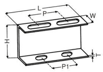 A12171 ステン スペースマン(床配管、立て配管用の支持架台)(*) 製品図面