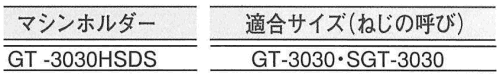 シーティーアンカー・GT3030用 打ち込み棒ハンマードリルSDS用(GT-H)(工具) 製品規格