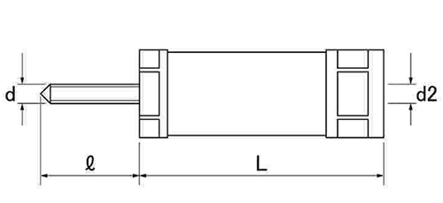鉄 ネツカットボルト(AC)(タイトフレーム用ビス) 製品図面