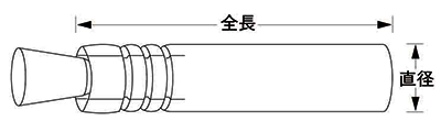 鉄 溶接用(ウエルド)アンカー WA(エイ・ワイ・ファスナー製) 製品図面