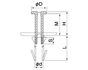 エヌパット セーフティーインサート(SID)(合板型枠 断熱材敷込スラブ用)(各色) 製品図面