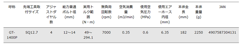  製品規格