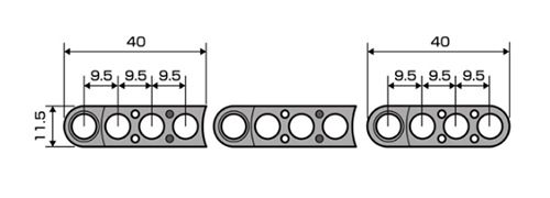 アネックス(ANEX) 連結ビットホルダー 2個セット(ABHL-S1)(ビットの保管・整理) 製品規格