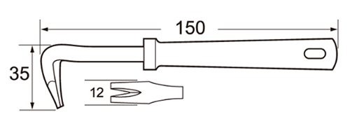 サンフラッグ (新亀製作所) ミニバール (NO.51) 製品図面