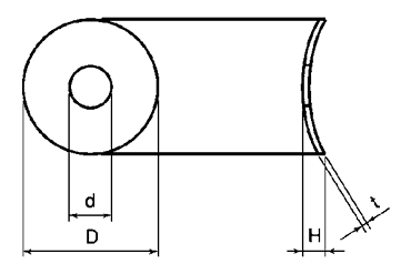 鉄 亀座金 (特別寸法) 製品図面