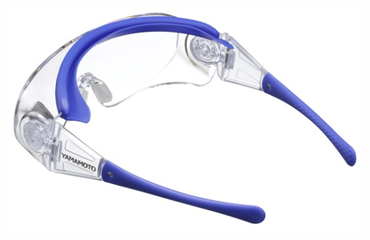 ヤマモト 一眼形オーバーグラスタイプ保護めがね SN-760 (フレームカラー：ブルー) 製品規格