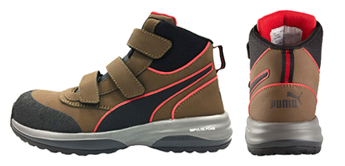 プーマ(PUMA) 安全靴 ラピッドブラウンミッド 製品図面