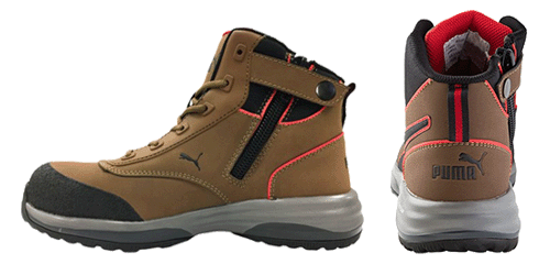 プーマ(PUMA) 安全靴 ラピッドブラウンミッドZIP 製品図面