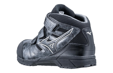 ミズノ 安全靴 C1GA180209 ダークグレー x ブラック 製品図面