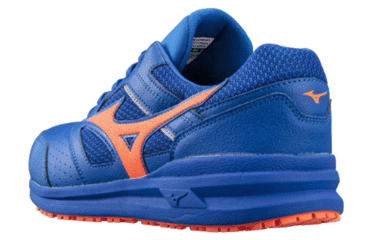 ミズノ 安全靴 F1GA210027 (ブルー x オレンジ)(ひもタイプ) 製品図面