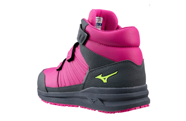 ミズノ 安全靴 F1GA220550 (ハイカット ALMIGHTY SSll 21H)(ピンク×ネオングリーン×ダークグレー) 製品図面