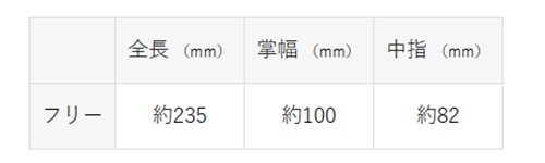 アトム 綿すべり止め手袋 1810 (10ゲージ/薄手タイプ) 1双入り 製品規格