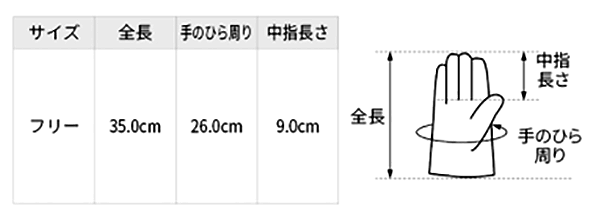 シモン 溶接用手袋 (5本指)(122DK/122DKN) 製品規格