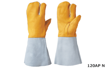 シモン 溶接用手袋 (3本指)(120AP/120APN) 製品図面