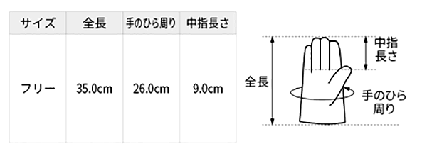 シモン 溶接用手袋 (5本指)(122AP/122APN) 製品規格